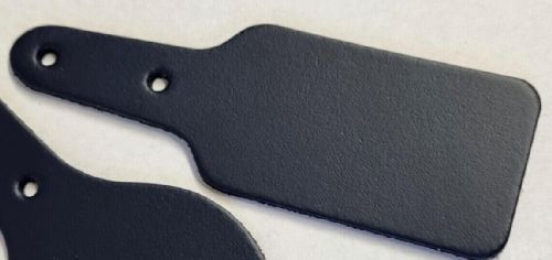 Leather Key Fob Blanks - Rectangle Shape - Various Colours - Qty Options (Navy Blue, 50)